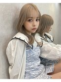 ワンブリーチでを叶うミルクティーベージュ