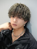リップス 天神(LIPPS)&nbsp;大人ラフシャドウパーマツーブロックハイライトマッシュ