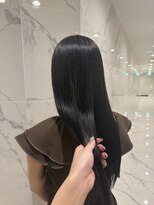 クララ ヒロシマ(CLALA Hiroshima)&nbsp;暗髪カラーロング/髪質改善トリートメント