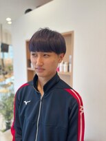 ティーズヘアー(T's HAIR)&nbsp;マッシュヘアー(濃いめ紫カラー)