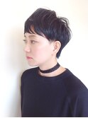 ツーブロックマッシュショート