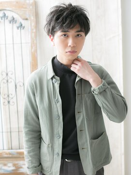 ダンディ館アダム 戸頭店 ラフな質感で遊ぶ！無造作ショートa