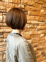 エノモト(ENOMOTO) 大人可愛い30代40代50代◎ワンサイド前下がり大人ショートボブ