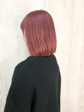 ラッズプラスエイチ(Lads+h) 【Lads+h】韓国風カラー ピンクオレンジ