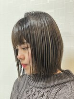 ヘアートルウィ(HAIR Tleu'i) ぱつっとボブ　3Dカラー