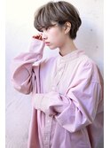 【roijir 表参道】耳掛けマッシュショート×くすみベージュ