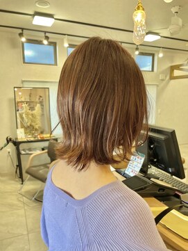 イーズヒュウ(ease HUE.) #ボブミディアム#ファイバープレックスカラー