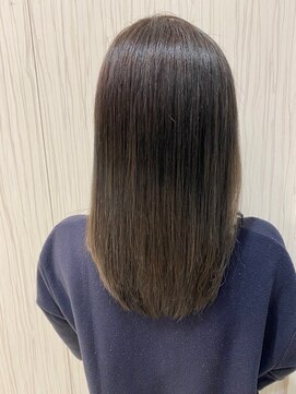 ビス ヘア アンド ビューティー 西新井店(Vis Hair＆Beauty) アッシュ／ハイライト/白髪ぼかしハイライト/大人かわいい