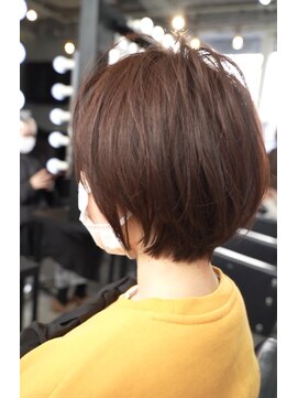 シャロン(SHARON) 【SHARON原宿】人気丸みショート× シアーブラウン