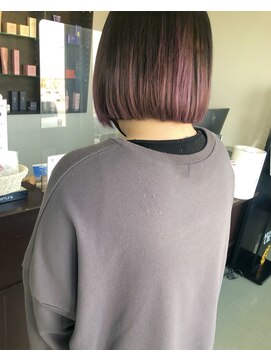 グランヘアー 豊岡店(GRAN HAIR) バレイヤージュ　PINK