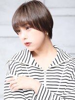 クラッチ 博多(CLUTCH)&nbsp;大人可愛い小顔前下がりショートボブ丸みショートアッシュA5