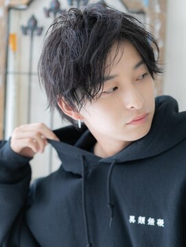 モッズヘアメン 名護大東店(mod's hair men) 爽やかモテ髪ソフトツイスト黒髪マッシュパーマg名護大東