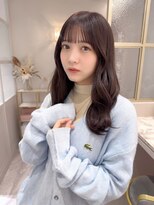 ランド 原宿表参道(LAND)&nbsp;ショコラアッシュ/ヘルシースタイル/ふんわりカール/前髪カット