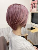 ビー オン ディー ヘア 池袋(BonD hair)&nbsp;#ピンクラベージュ【池袋/髪質改善/ハイライト】