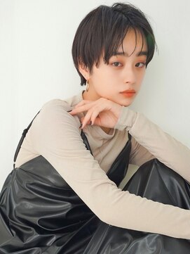 アグ ヘアー カナン 博多那珂店(Agu hair canan) 《Agu hair》ハンサムウェット仕上げショート