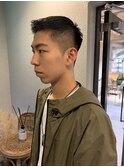 メンズクロップフェード