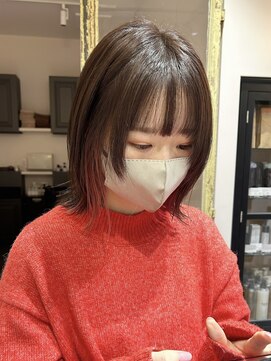 アンユヘアー 与野駅前店(unu.hair) 30代40代50代与野/ダブルカラー/インナーカラー/ピンクカラー