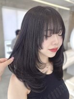 透明感グレージュカラー×トレンドレイヤーカット　＊RINA