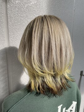 エイル 西梅田(eyl) 裾カラー キツネカラー デザインカラー 中川将史