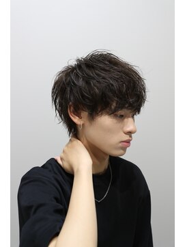 ヘアークリエイ トポライトウィロー 烏丸(Hair Create Polite willow) ビジネスカジュアルソフトスパイラルパーマ/ツーブロック