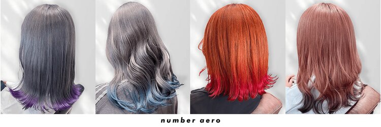 ナンバー エアロ 横浜(N° +aero)のサロンヘッダー