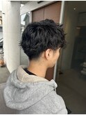 #ニュアンスパーマナチュラルアッシュカジュアル爽やか