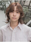 波巻きパーマシャドウパーマスパイラルパーマメンズボブ