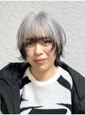 カッコいいウルフカットにカラー!