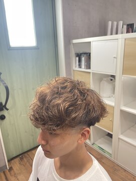 ミオ(Mio) 滋賀/南草津/メンズ美容室/波巻きツイストスパイラルパーマ