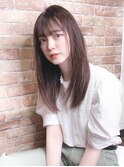 黒髪/クラゲヘアー/オリーブグレー/小顔/ココアベージュ