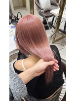 ロンド レア 天神大名店(Lond Le’a) イヤリングカラー/外ハネボブ /縮毛矯正/レイヤーボブ/艶髪