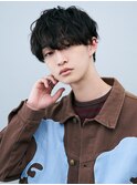 柔らかく動く毛束感ナチュラルパーマ×モテるラウンドマッシュ