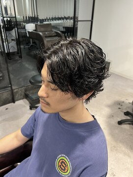 カルロイースタイル(CARLO e-style) 大人渋髪 RUDOパーマ  ナチュラルパーマ