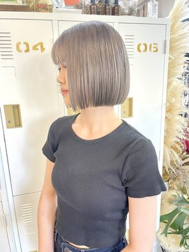 フリーダムアクア(freedom Aqua) グレーアッシュ×ボブ