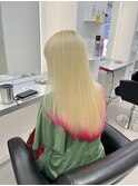 抜きっぱなし裾ピンク【望月皐太】