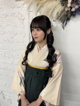 前髪カット＋簡単ヘアアレンジ　￥3,850