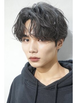 セリ ヘアサロン 表参道(ceri) メンズカットメンズヘアシースルーマッシュダウンパーマ