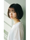 ショートボブ髪型20代30代40代50代前髪あり前髪なし面長丸顔越谷