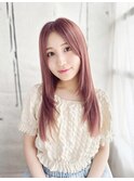 【町田】ピンクレイヤーロング×大人可愛い愛されヘア