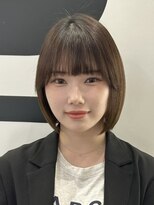 ブレス ヘアデザイン(BLESS hair design)&nbsp;東静岡ショートボブくびれショートイルミナカラー顔周りレイヤー