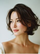 ヘアサロン エヌ 銀座(hair salon N) コテ巻き風髪質改善白髪染め20代30代40代銀座東銀座