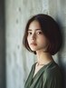 *白髪ぼかし*ファッショングレイカラー+oggi otto3step treatment ¥12,100