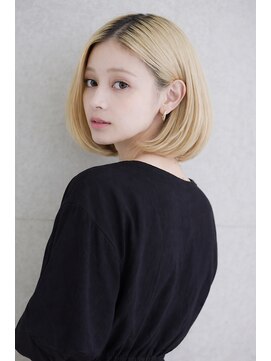 ヘアーディープ(hair deep) ハイトーンブリーチ×ボブ