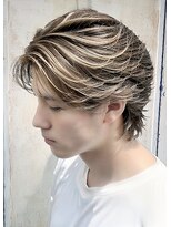 メンズサロン エノア 銀座店(ENORE) メンズ/メンズカラー/ハイライト/バレイヤージュ/シャドールーツ