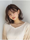 イメチェン/ピンクベージュ/アンブレラカラー/前髪/人形町駅