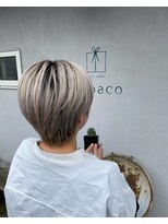 ヘアサロン コバコ(hair salon cobaco)&nbsp;ショートホワイトベージュ