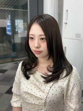 ココロ(COKORO) layer cut × Olive beige