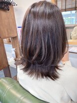 アースエレガンス 田町店(EARTH Elegance)&nbsp;ミディアムレイヤー×グレージュ