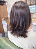 ミディアムレイヤー×グレージュ