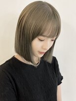 メゾンアクア 表参道(Maison ACQUA)&nbsp;切りっぱなしボブレイヤーボブ似合わせ小顔前髪縮毛矯正/表参道